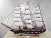 Ahşap Yelken Gemi Model 1 - 1