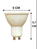 (10 Adet) Osaka 7W Yeşil Işık GU10 Duylu Led Çanak Ampul thumbnail 3