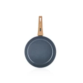 Seramik Tava 24 cm ve 22 CM Yumurta Sahanı Yapışmaz Yüzey Sc ha fer - 8