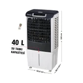 Airking Climax B-1240 Uzaktan Kumandalı Hava Soğutucu - 3