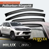 Toyota Hilux 2015+ Cam Rüzgarlığı V2 Düz - 2