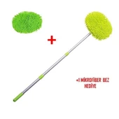 Yedek Bezli Mikrofiber Araba Yıkama Fırçası - 5