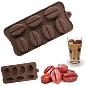 Kahve Çekirdeği Şekilli Silikon Kalıp - 5