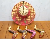 Bambu Şapkalı Yelpaze - 1