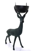 Metal Geyikli Kase 75 Cm - 2