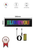 Rp1259 Led Matrix Panel 16x96cm Telefon Kontrollü Kayar Led Animasyon Aydınlatma - 1