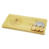 Bambu Peynir Kesme Sunum Tahtası - 5