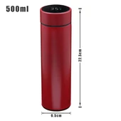 Sıcaklık Göstergeli Dijital Termos 500 ml - 3