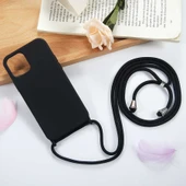 İPhone 11 ile Uyumlu Ropi İpli Silikon İçi Kadife Korumalı Kılıf - 10