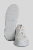 Lufian Erkek Deri Sneaker Ayakkabı Beyaz - 4