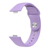 Huawei Watch Fit 4 Fit 4 Pro İle Uyumlu PureLux Tam Uyumlu Yumuşak Soft Silikon Kordon  Lila thumbnail 3