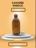 CAM ŞİŞE 1000 CC AMBER - 1