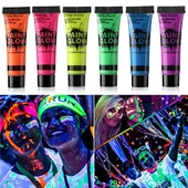 Glow Stick Boya Fosforlu Krem Boya 12 Adet - 2