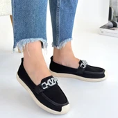 Wata Siyah Triko Babet Ayakkabı - 4