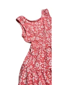 Çiçekli Kız Çocuk Elbise thumbnail 4