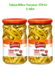 Yağızefe Yakan Biber Turşusu 370 Gr x 2 Adet - 1