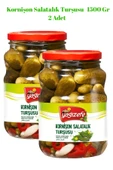 Yağızefe No:2 Kornişon Salatalık Turşusu 1500 gr X 2 Adet - 1