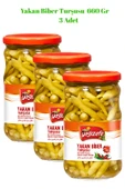 Yağızefe Yakan Biber Turşusu 660 Gr x 3 Adet - 1