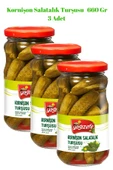 Yağızefe No:2 Kornişon Salatalık Turşusu 660 gr X 3 Adet - 1