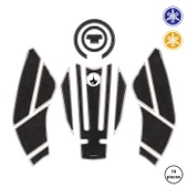 Yamaha YZF R1 2016-2017 ile Uyumlu Ultimate Kaydırmaz 15 Parça Tank Pad Seti GTC01 thumbnail 1