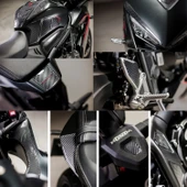 Honda CBR650R 2025 ile Uyumlu Kaydırmaz 6D Karbon 47 Parça Tank Pad Seti GC41 thumbnail 3
