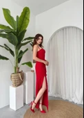 Stor Gül Detaylı Elbise - 6