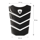Grippatch Ducati, Mv Agusta ile Uyumlu Universal 6D Karbon Tank Pad GC02 - 2
