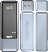 BUFF LABS BP16 145W Dijital Ekranlı 27000 mAh Powerbank, Laptop, Macbook, iPad Taşınabilir Hızlı Şarj Cihazı thumbnail 2
