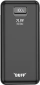 BUFF LABS BP18 22.5W 20.000Mah LCD Ekran Dahili Kablolu Taşınabilir Powerbank (Siyah) - 1