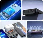 BUFF LABS BP13 10000 mAh Magsafe Uyumlu Dijital Göstergeli Taşınabilir Standlı Powerbank - 4