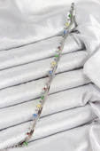 316L Çelik Gümüş Renk Karışık Renkli Kristal Taşlı Kadın Bileklik - TJ-BB7089 - 1