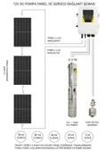 455 Watt HT Panel ve Hegel 72 Volt Dc Dalgıç Pompa Paketi - 2
