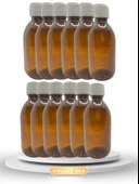 12 ADET AMBER CAM ŞİŞE 100 CC - 1