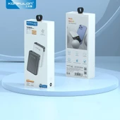 Coverzone Konfulon Mini Powerbank 10000mAh 22.5W ve PD20W Type-C Input ve Output iPhone 11 12 13 14 15 Uyumlu Powerbank Beyaz thumbnail 5