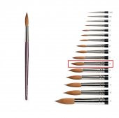 Suluboya Fırçası 8 Numara Samur Guaj Boya Fırça No:8 1 Adet - 1