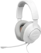 JBL Quantum 100M2 Beyaz Kablolu Kulak Üstü Oyuncu Kulaklığı - 1