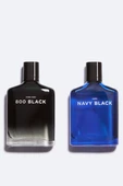 ZARA NAVY BLACK + ZARA MAN 800 BLACK EAU DE TOILETTE 2X100 ML İNDİRİMSEHRİ - 1