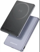 Coverzone Borofone 5000mAh 20W, Kablosuz Şarj Desteği MagSafe ile Uyumlu Güç Bankası Powerbank iPhone ile Uyumlu Şarj Seviyesi Led Gösterli Kompak ve Modern Tasarım BJ50 thumbnail 1