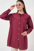 Bebe Yaka Uzun Tunik 5967 - Bordo - 1