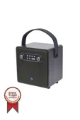Bts-1688 Yeşil Mikrofonlu Karaoke Bluetooth Hoparlör - 3