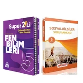 Örnek 5. Sınıf Süper İkili Fen Bilimleri Seti ve Referans Sosyal Bilgiler Soru Bankası 2 Kitap - 1