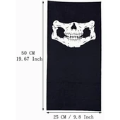 Motorcu Boyunluk Baf Buff Bandana 25x48 cm Model 7 - 3