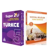 Örnek Akademi 5. Sınıf Süper İkili Türkçe Seti ve Referans Sosyal Bilgiler Soru Bankası 2 Kitap - 1