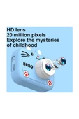 Hello Çocuk Dijital Fotoğraf Makinası 20 Mp Video Kaydedici 2.0 İnç Çift Kameralı Ks-102 - 4