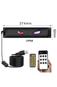 Rp937 Led Matrix Panel 16x64cm Telefon Kontrollü Kayar Led Animasyon Aydınlatma - 5