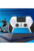 P4 Plus Bluetooth Titreşimli Ps4/ps5 Uyumlu Pc Telefon Joystick Kablosuz Oyun Kolu Siyah - 3