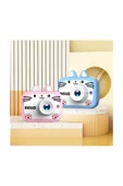 Hello Çocuk Dijital Fotoğraf Makinası 20 Mp Video Kaydedici 2.0 İnç Çift Kameralı Ks-102 - 6
