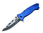 M30b Tırtıklı Kamp Çakı 21 Cm - Plastik Sap, Otomatik, Kemerlikli - 1