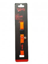 Tailpetz Cat Color Easy & Safety Lock Orange Ayarlanır Kedi Boyun Tasması - 1