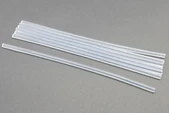 8x300mm Şeffaf İnce Çubuk Silikon 1kg - Tamirat Ve Sızdırmazlık İçin En Kaliteli Silikon - 1